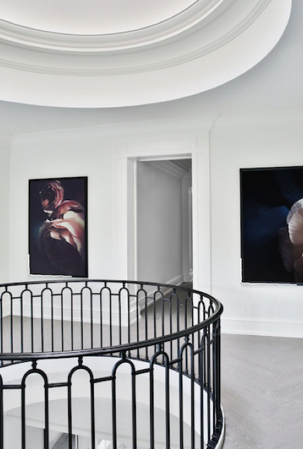 fabricant, rampe, en, fer, forgé, sur, mesure, rampe, extérieur 
