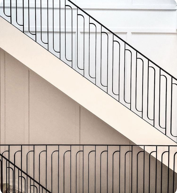 fabricant, rampe, en, fer, forgé, sur, mesure, rampe, extérieur 
