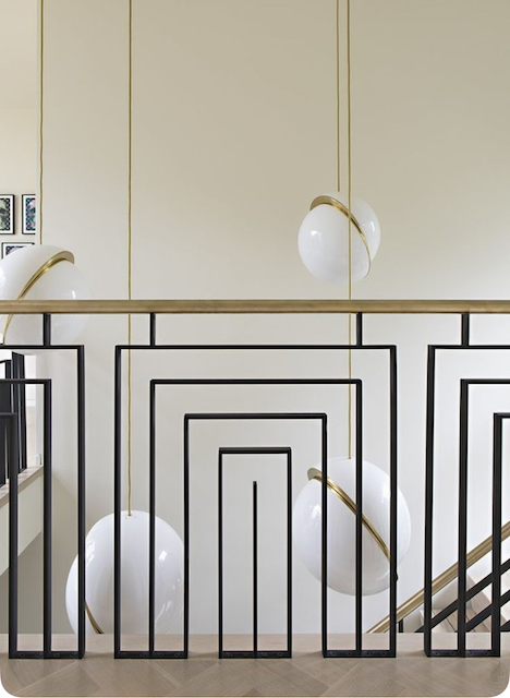 fabricant, rampe, en, fer, forgé, sur, mesure, rampe, extérieur 
