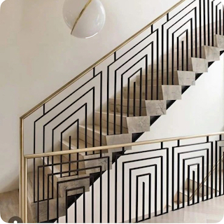 fabricant, rampe, en, fer, forgé, sur, mesure, rampe, extérieur 
