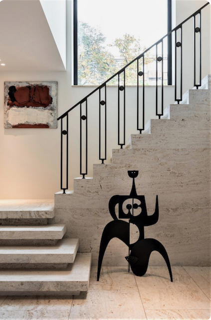fabricant, rampe, en, fer, forgé, sur, mesure, rampe, extérieur 

